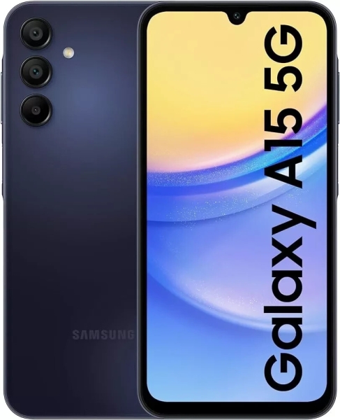Neu Samsung Galaxy A15 5G Smartphone 128GB entsperrt Midnight Black