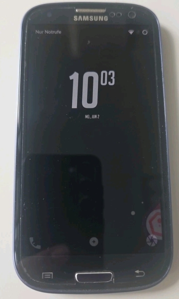 Samsung Galaxy S III GT-I9300 – 16GB – Pebble Blue (Ohne Simlock) Smartphone