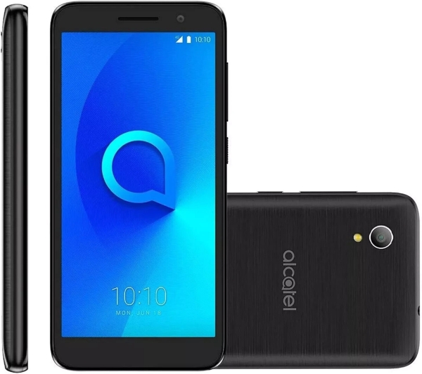 Alcatel 1 2018 5033XR Metallic Black 8GB 1GB RAM entsperrt Android Smartphone