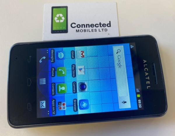 Alcatel One Touch T’Pop 4010x dunkelblau (entsperrt) Android 2.3 4010x Smartphone