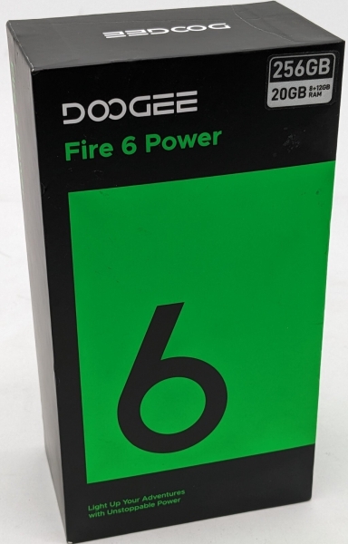 Doogee Fire 6 Power Rugged Android 14 Smartphone 8+256GB 15500mAh entsperrt – grün