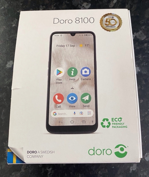 Doro 8100 Smartphone – Grau – Entsperrt – Top Zustand