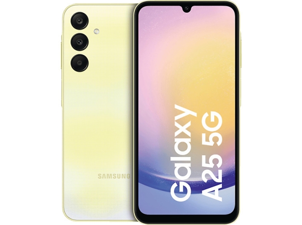 SAMSUNG Galaxy A25 5G 128 GB Yellow Dual SIM Smartphone