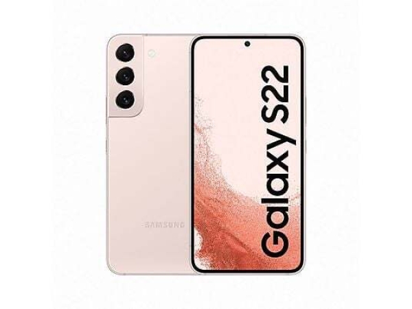 Samsung Galaxy S22 5G 256GB Dual Sim Pink Gold Handy Smartphone Top