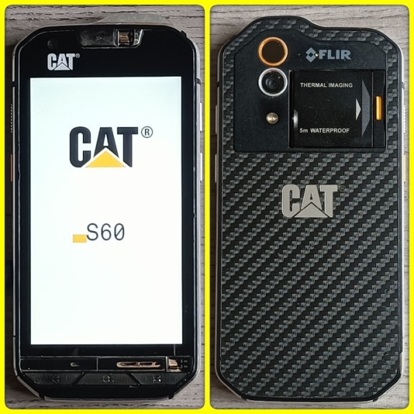 CAT S60 Dual SIM Rugged Smartphone mit Wärmebild **ERSATZTEILE ODER REPARATUR**