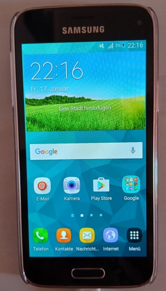 samsung galaxy mini S5 S 5 handy smartphone sm-g 800 Schwarz Black ohne simlock