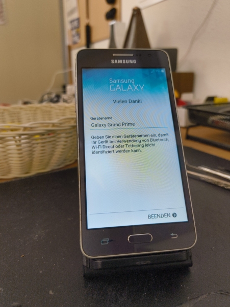 Samsung  Galaxy Grand Prime SM-G530F- 8GB – Grau (Ohne Simlock) Smartphone