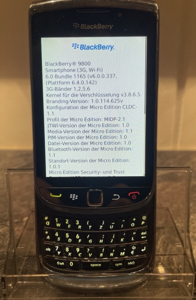 BlackBerry Torch 9800 Slider Smartphone, gebraucht, Ohne SimLock