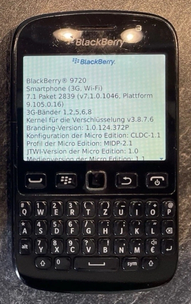 Blackberry 9720, Touchscreen, ohne SimLock – Smartphone