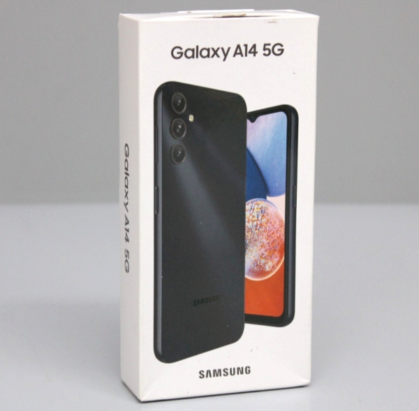 Samsung Galaxy A14 5G SM-A146P/DSN 4GB + 64GB Dual-SIM 6,6″ Smartphone – Schwarz