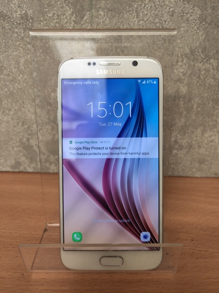 Samsung Galaxy S6 SM-G920F – 32GB – White Pearl (entsperrt) Smartphone