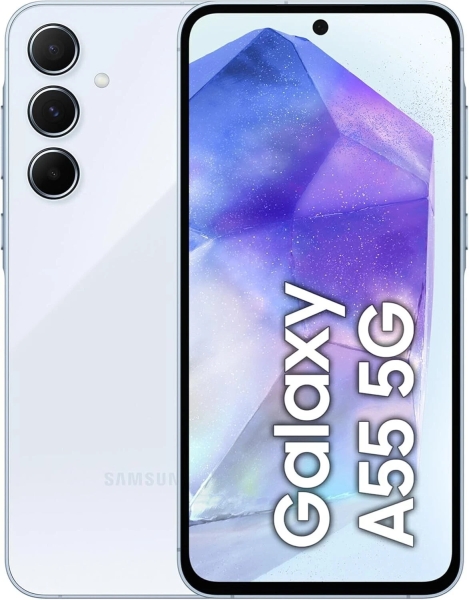 Samsung Galaxy A55 5G 128GB A556B Dual Sim Smartphone Blau