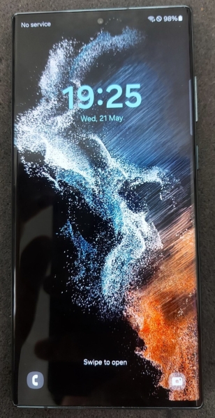 Samsung Galaxy S22 Ultra 5G 128GB Smartphone entsperrt SM-S908B/DS – grün *gebraucht*
