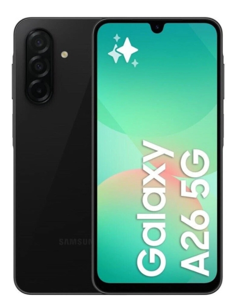 Neu Samsung Galaxy A26 128GB 5G entsperrt SIM frei Smartphone schwarz