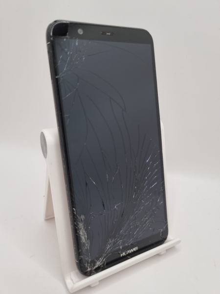 Huawei P Smart FIG-LX1 schwarz 32GB 5,65″ Android Smartphone gesprungen defekt #B
