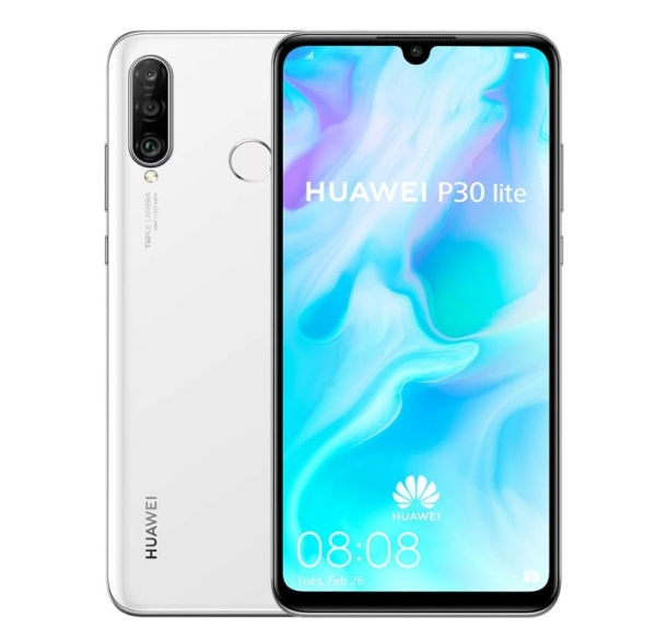 Huawei P30 Lite 128GB entsperrt 4G – Android Smartphone – Dual SIM – weiß