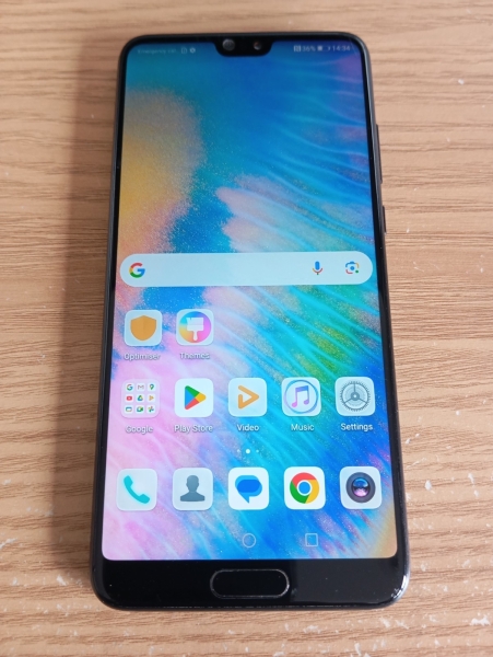 Entsperrt Huawei P20 schwarz 4G 128GB *Klasse C guter Zustand* 5,8″ 20MP Android Handy