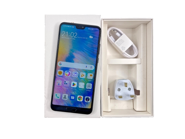 Huawei P20 EML-L09 128GB Schwarz Unlocked Single Sim Guter Zustand Grade B/C 509