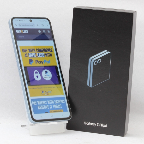 Samsung Galaxy Flip6 256GB Smartphone – blau – entsperrt (B+)
