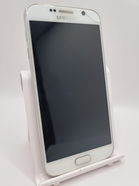 Samsung Galaxy S6 weiß 5,1″ Android Smartphone gesprungen defekt #B