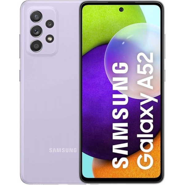 SAMSUNG Galaxy A52 4G 128GB Violet – Hervorragend – Smartphone