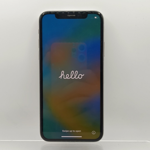 Apple iPhone X Smartphone – 64GB – Silber (Entsperrt) A1901 – Guter Zustand