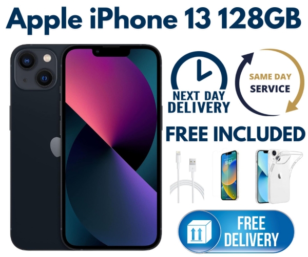 Apple iPhone 13 128GB Midnight Black entsperrt Smartphone makelloser Zustand