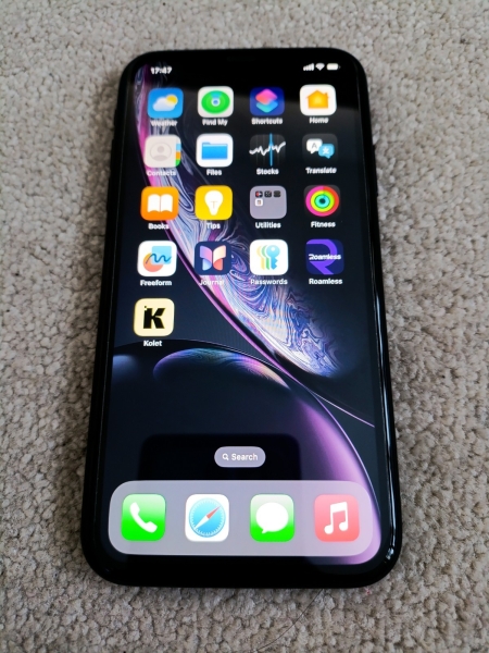 Apple iPhone XR 256GB Smartphone Handy Schwarz Entsperrt Original 89% Akku A+
