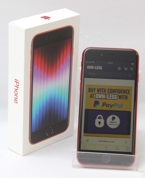 Apple iPhone SE 3. Gen 64GB Smartphone – Rot – 89% BH (B+)