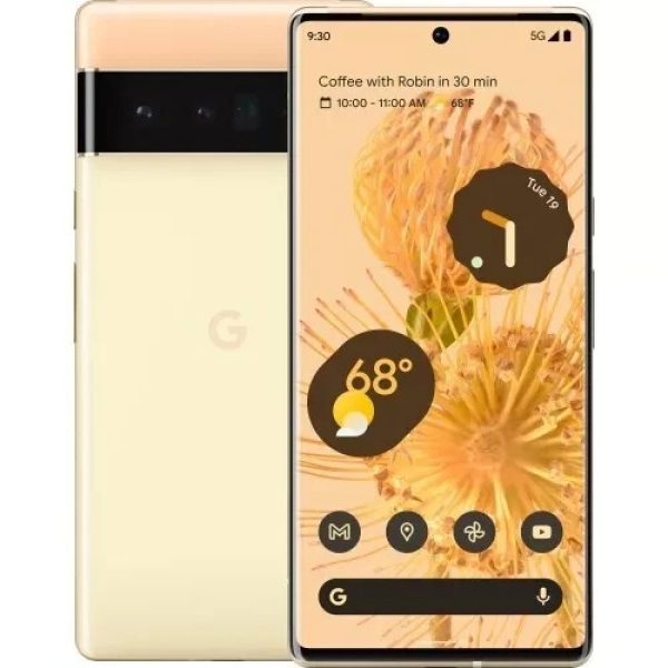 Google Pixel 6 Pro – 128 GB – Smartphone goldfarben (entsperrt) – 1 Punkt