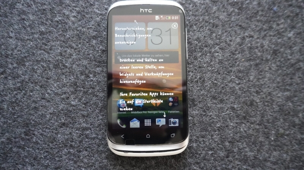 HTC Desire X – 4GB – weiss (Ohne Simlock) Smartphone sehr guter Zustand