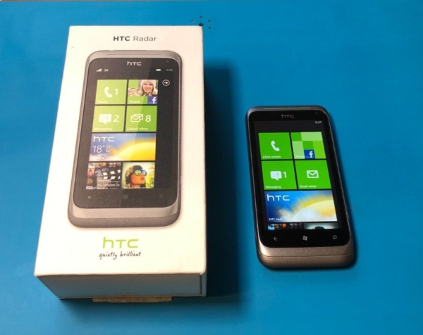 HTC Radar Smartphone, silber, 8GB, SIM-frei, 3G, verpackt, selten fast neuwertig