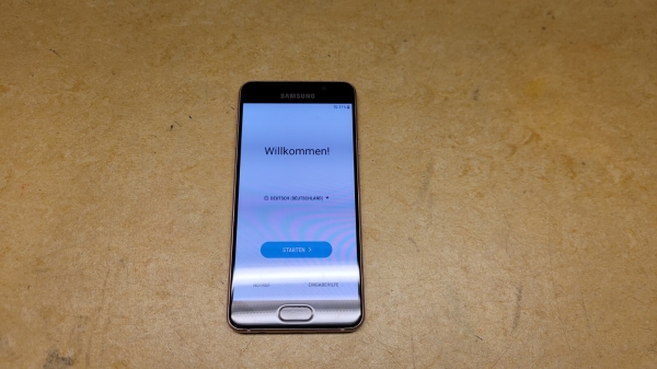 Samsung Galaxy A3 SM-A310F – 16GB – Gold Pink (Ohne Simlock) Smartphone