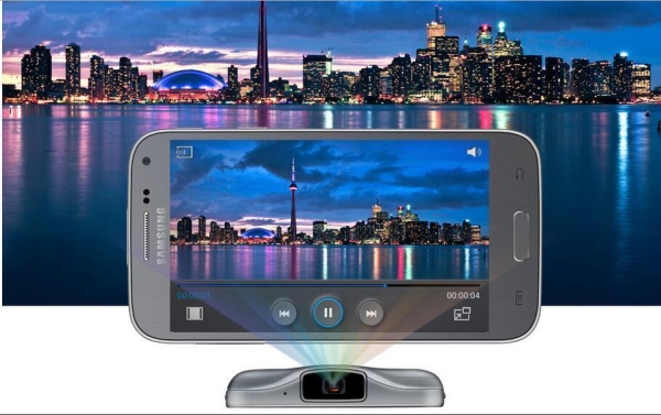 Samsung Galaxy Beam2 SM-G3858 4.66″ 5MP 3G Smartphone with Built-in Projector