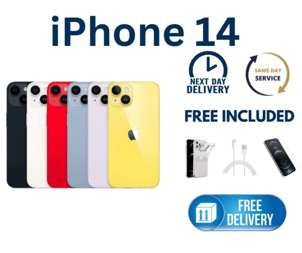 Apple iPhone 14 128GB/256GB entsperrt Smartphone alle Farben Top Zustand