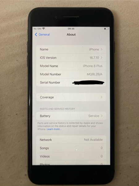 Apple iPhone 8 Plus – 64GB – Space Grau (Entsperrt)