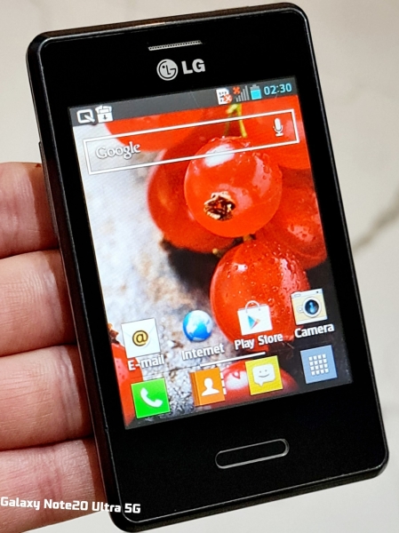 LG L3 Optimus E430 (entsperrt) 3G Smartphone Top Zustand mit Ladegerät