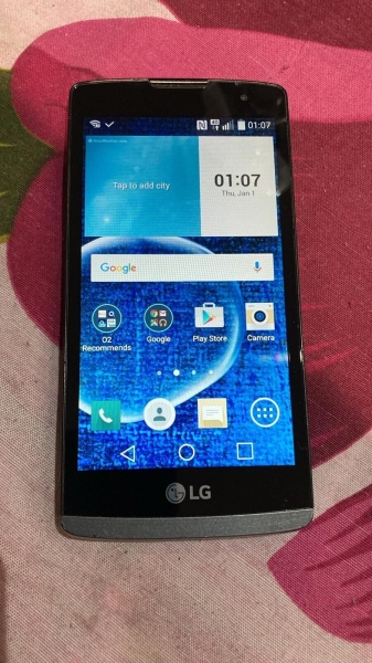 LG Leon 4G LTE O2 Android Smartphone 8GB grau (LG-H340n) 2015 #632