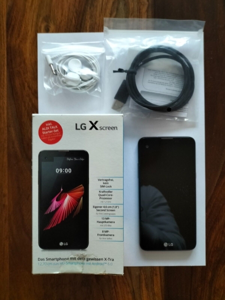 SMARTPHONE, LG X screen, wie neu, Farbe Schwarz