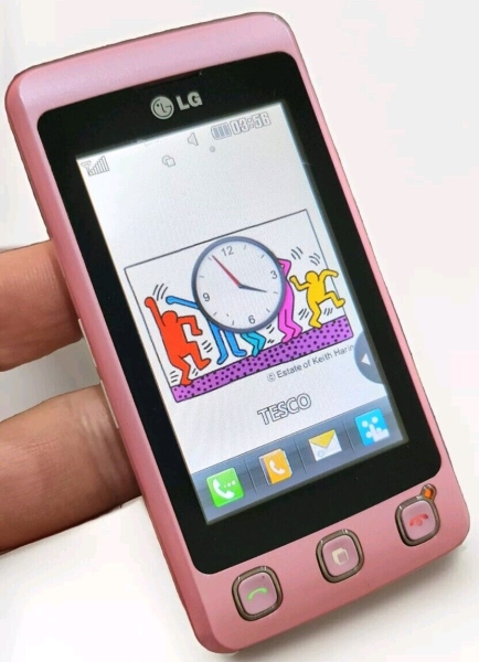 LG Cookie KP500 (entsperrt) 3G Smartphone sehr guter Zustand mit Ladegerät