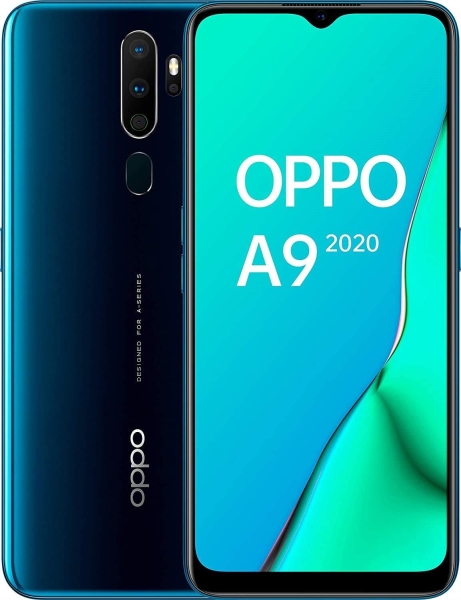 Oppo A9 2020 128GB Android entsperrt SIM 4G marine grün Handy Smartphone