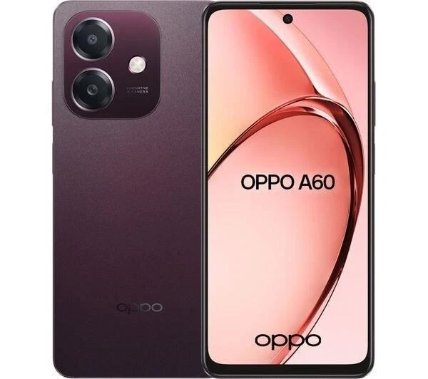 Oppo A60 5G 128GB 4GB schwarz rot 6,67″ 50MP entsperrt Android Smartphone