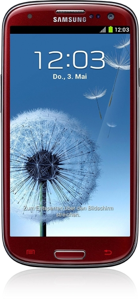Samsung Galaxy S III i9300 Smartphone 16 GB 4,8 Zoll garnet-red „gut“