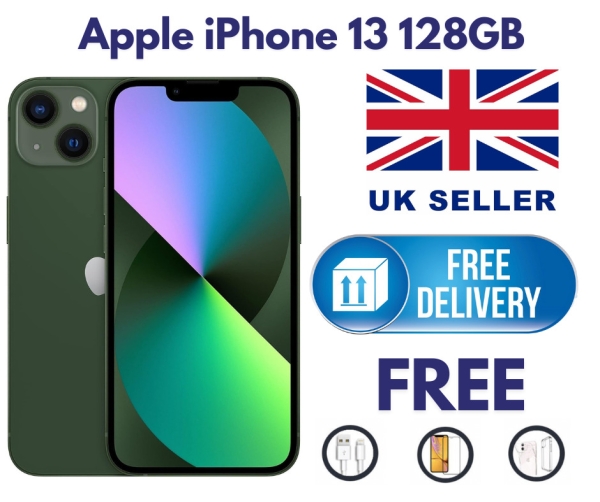 Apple iPhone 13 128GB grüne Farbe entsperrt Smartphone simfrei makellos A+