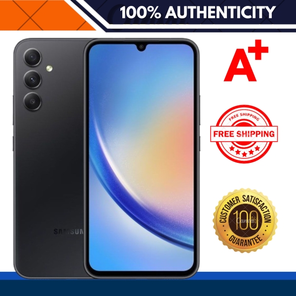 Samsung Galaxy A34 5G 128GB entsperrt Smartphone – 6,6″ Display – Android – schwarz