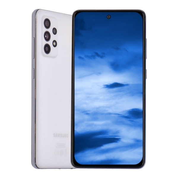 Samsung Galaxy A52s 5G A528B/DS 128GB White Android Smartphone sehr gut