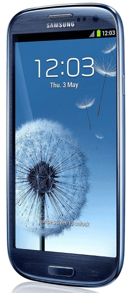 Samsung Galaxy S III i9300 Smartphone 4,8 Zoll 16 GB Android blau „akzeptabel“