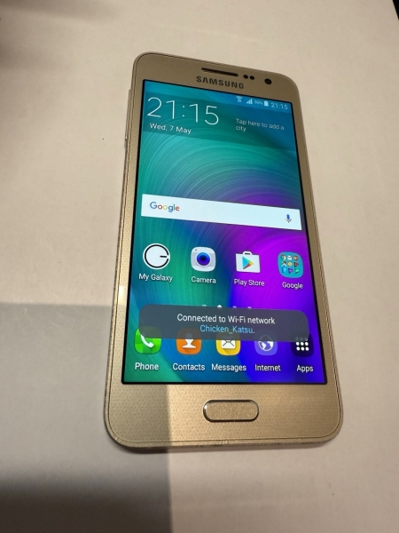 Samsung A3 A300FU – entsperrt – gold – 16GB