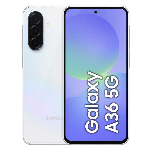 Samsung Galaxy A36 5G Dual-SIM 128GB Awesome White Android Smartphone 6,7 Zoll