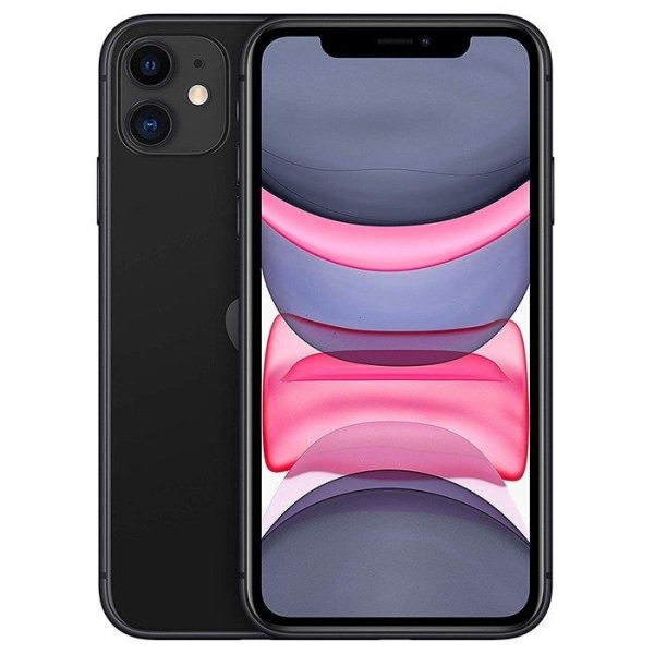 iPhone 11 64GB iOS 15.6.1 entsperrt SIM 4G schwarz Handy Smartphone
